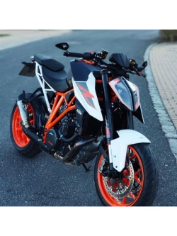 Lusterko motocyklowe uniwersalne Motogadget Mo.view Blade aluminiowe, czarne [długość ramienia: 61 mm]