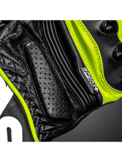 Rękawice motocyklowe 4SR Sport Cup Plus EVO czarno-neonowe