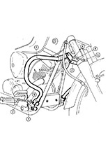 Gmol silnika Hepco&Becker do Yamaha XVS 125 Drag Star
