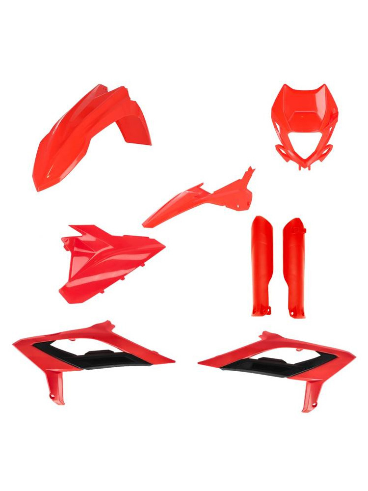 Pełny zestaw plastików Acerbis wybrane modele Beta czerwono-czarny