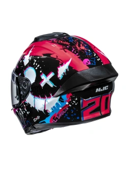 Kask integralny HJC C71 FQ20 czerwono-czarny