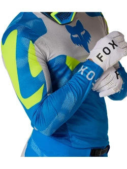 Bluza enduro Fox Flexair Tactile niebiesko-szara-fluo