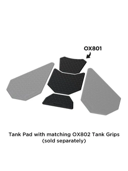 Naklejka na zbiornik Oxford Gripper Adv czarna