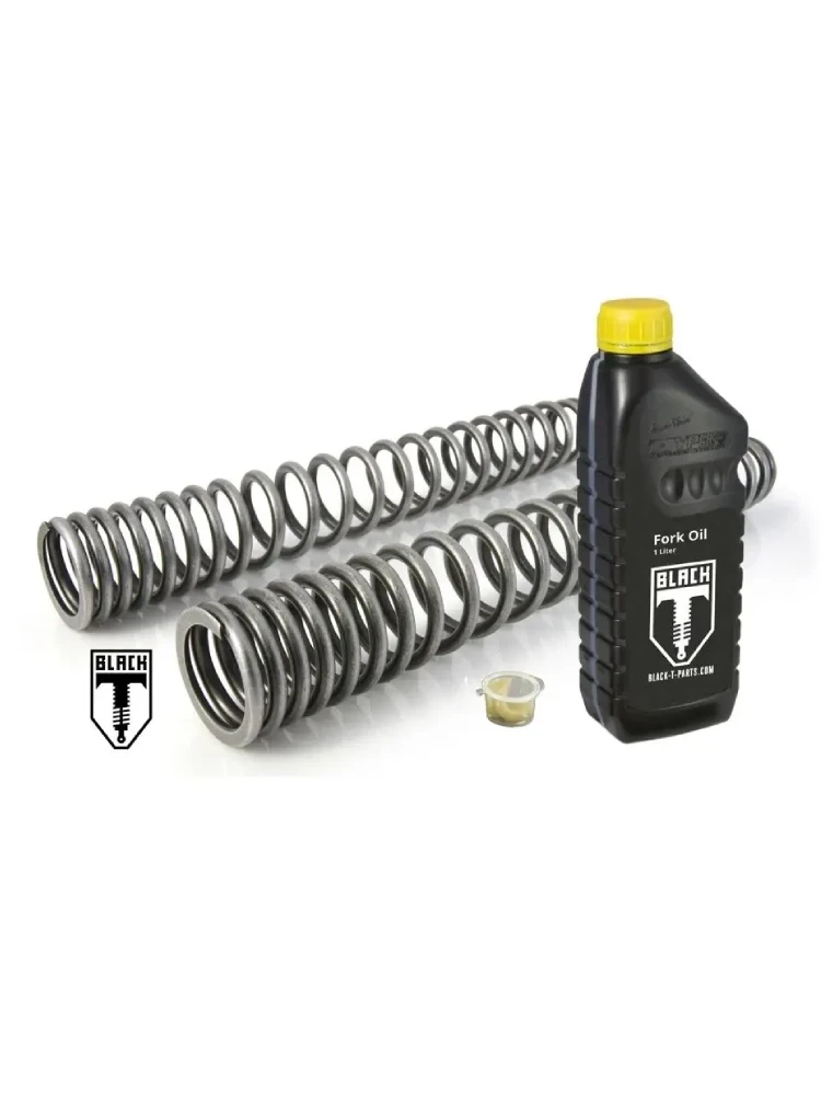 Zestaw sprężyn progresywnych przedniego widelca Black-T Stage1 Touratech Harley Davidson FLTRXSE CVO Road Glide (18-22)