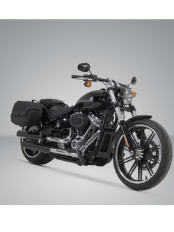 Zestaw: sakwy boczne Legend Gear LH1/ LH1 + stelaż LH1/ LH1 Sw-Motech do Harley-Davidson Softail Breakout ST1 (17-) [pojemność: 39 l]