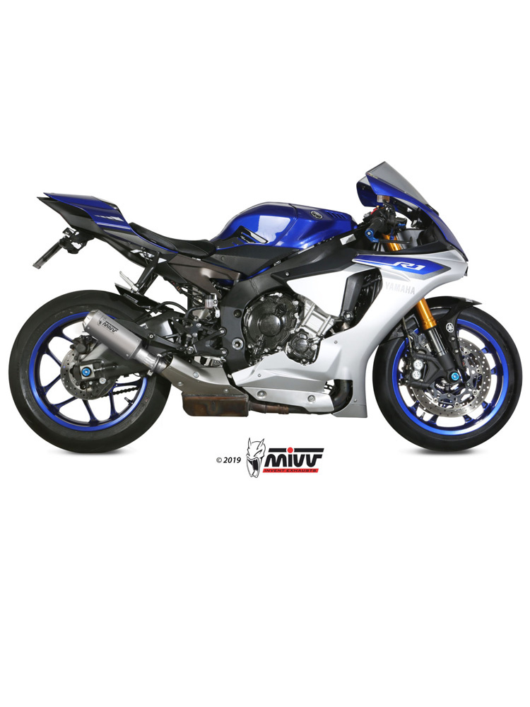 Tłumik motocyklowy Slip-On Line (MK3) MIVV do Yamaha YZF R1 1000 (15-) srebrny