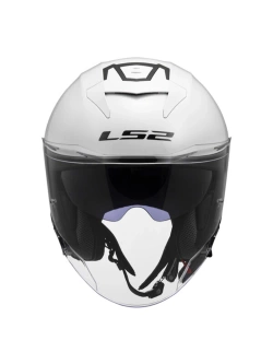 Kask otwarty LS2 OF618 Verso II Solid biały