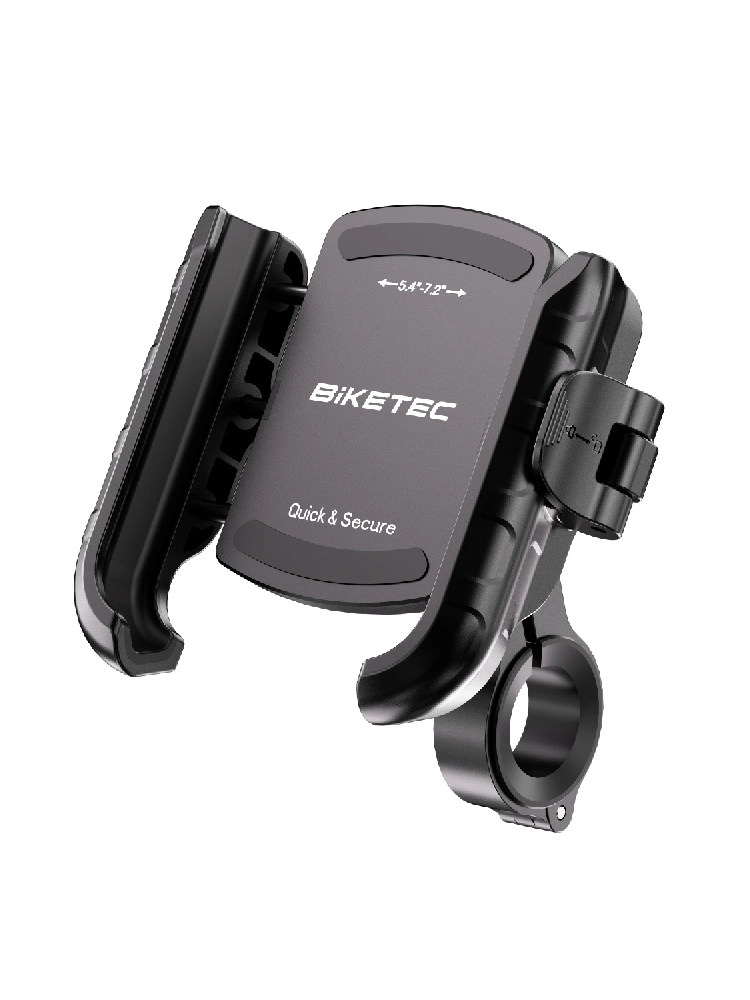 Uchwyt motocyklowy na telefon Biketec Pro Quick Lock, montowany na kierownicę/ lusterko czarny