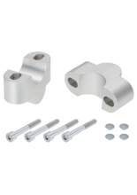 Podwyższenie kierownicy Hepco&Becker Triumph Speed Triple 1200 RS/RR (21-24) [25 mm w górę] srebrne