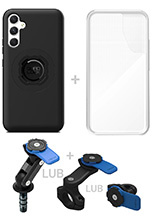 Zestaw na motocykl: etui MAG na telefon Samsung Galaxy A34 (magnetyczne) + wodoodporny pokrowiec MAG + mocowanie