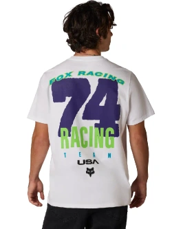 Koszulka z krótkim rękawem FOX Hardcore 195 biała