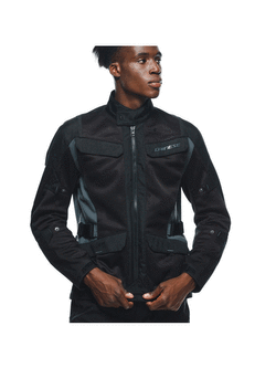Kurtka motocyklowa tekstylna Dainese Desert Tex czarno-szara
