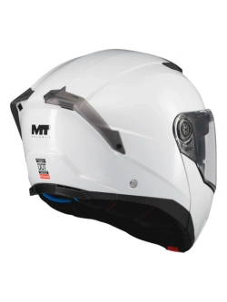 Kask szczękowy MT Atom 2 SV Pure A0 biały, połysk