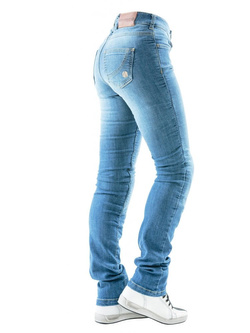 Jeansy motocyklowe damskie City Nomad Karen Classic niebieskie