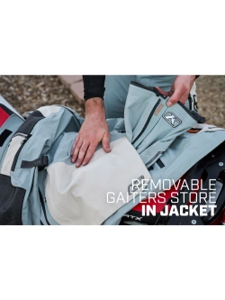 Kurtka motocyklowa tekstylna Klim Adventure Rally szaro-brązowa