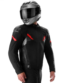 Kurtka motocyklowa tekstylna Shima STX Air G2 czarno-czerwona