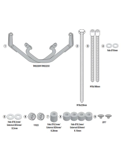 Gmole silnika GIVI CF Moto 700 CL-X (21-) czarne