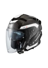 Kask otwarty Premier JT5 Carbon MA 8 czarno-biały