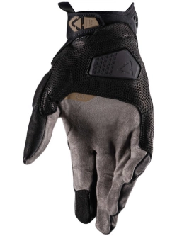 Rękawice motocyklowe Leatt X-Flow 8.5 Stealth Short czarno-szare