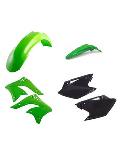 Zestaw plastików Acerbis Kawasaki KX 250 F [06-08] zielono-czarny