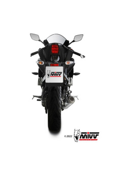 Pełny układ wydechowy (MK3) MIVV do Yamaha MT-125 (20-) / YZF R125 (19-) srebrny