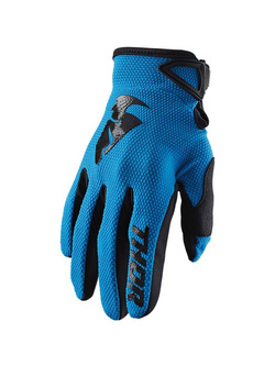 Rękawice cross Thor Sector niebieskie