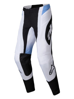 Spodnie cross damskie Alpinestars MX Techstar Melt czarno-niebieskie 
