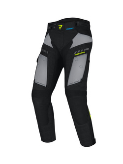 Spodnie motocyklowe Rebelhorn Cubby IV czarno-szaro-fluo żółte