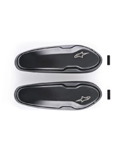 Slidery do butów Alpinestars New Supertech R aluminiowe, czarne
