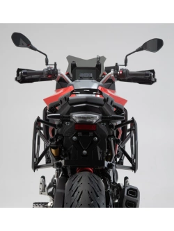 Zestaw: kufry boczne DUSC M + stelaże PRO SW-Motech BMW F 900 R/ XR (19-24) [poj.: 2 x 33 l]