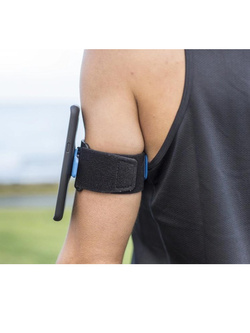 Zestaw do biegania: etui na telefon iPhone 14, wodoodporny pokrowiec oraz opaska sportowa Quad Lock