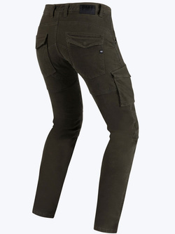 Jeansy motocyklowe PMJ Santiago brązowe