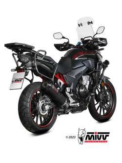 Tłumik motocyklowy Slip-On Line (Oval) MIVV do Honda CB 500 X (21-) carbon
