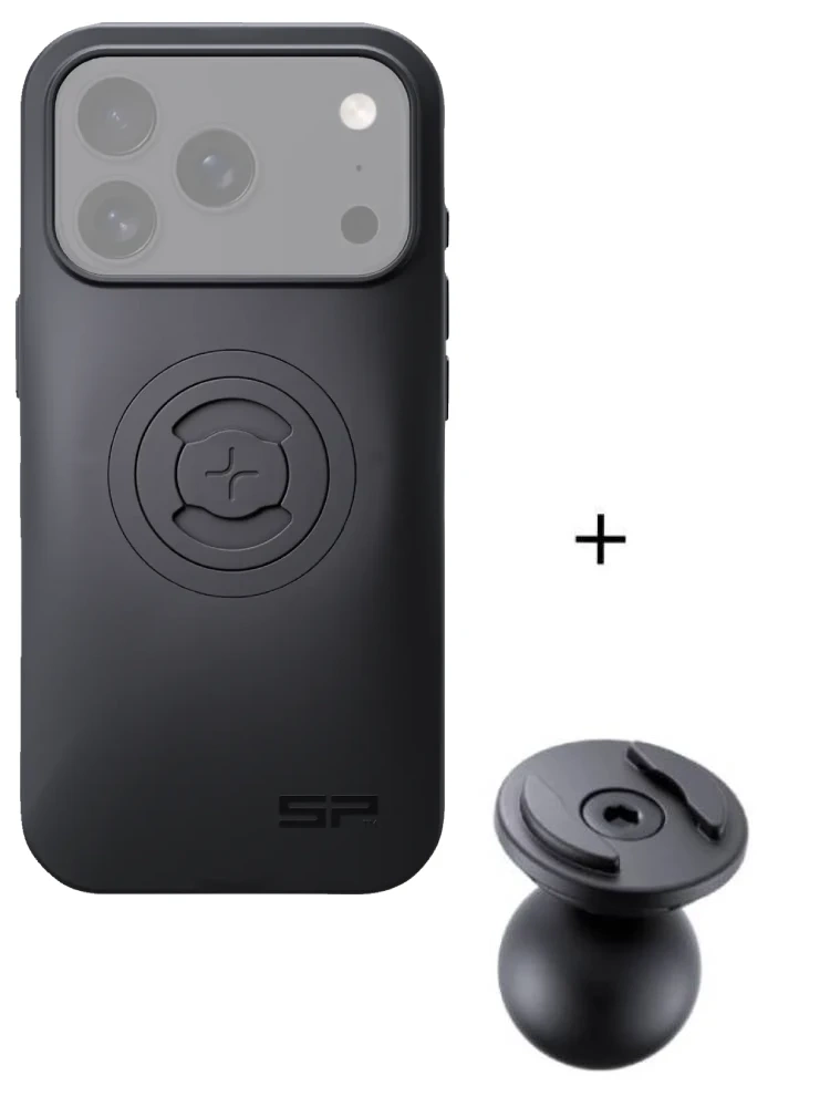 Zestaw: etui na telefon iPhone 17 Pro + uchwyt kulowy Pro SPC+ SP Connect
