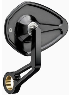 Lusterko motocyklowe uniwersalne Motogadget Mo.view Sport aluminiowe, czarne [długość ramienia: 110 mm]
