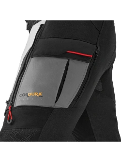 Spodnie motocyklowe tekstylne Shima Tracker czarno-jasnoszare
