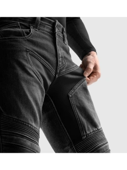 Jeansy motocyklowe Rebelhorn Eagle 4 Slim Fit czarne