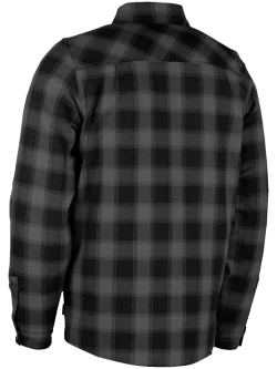 Koszula motocyklowa Icon Fallblock Flannel czarno-szara