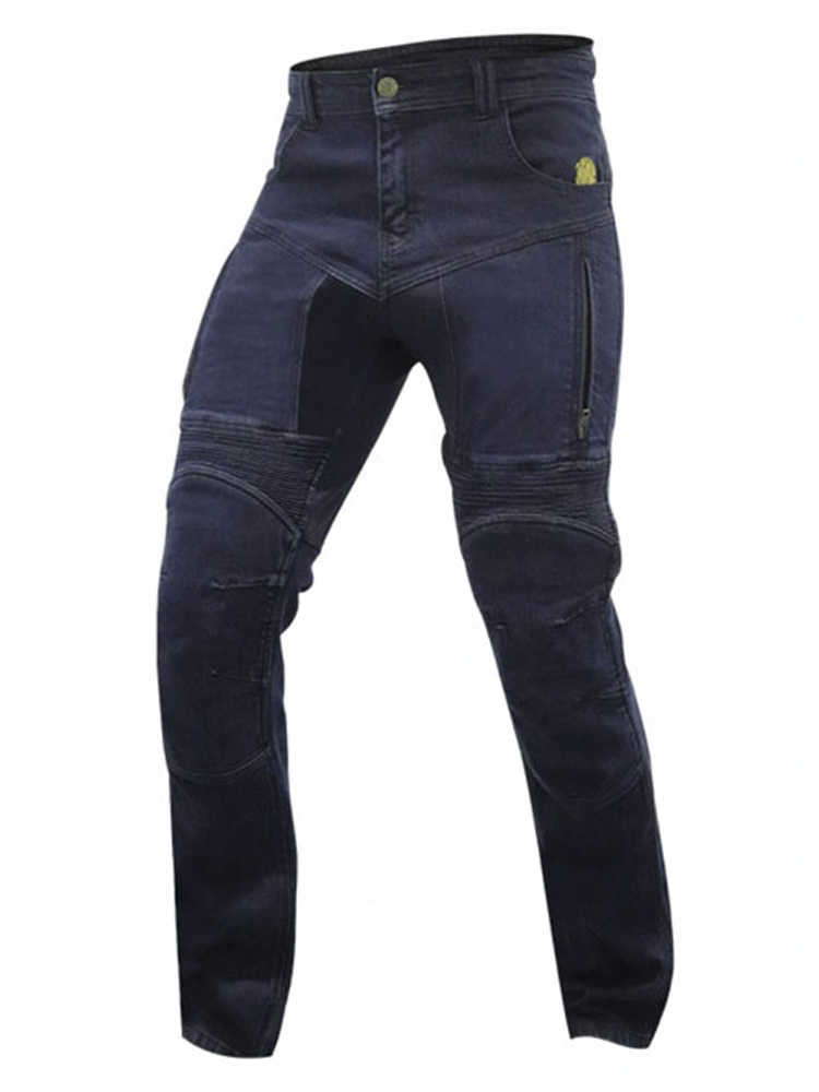 Jeansowe spodnie motocyklowe TRILOBITE Parado Slim Fit ciemny niebieski