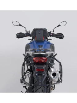Zestaw: kufry boczne DUSC M i L + kufer centralny DUSC XL + stelaże SW-Motech BMW F 750 GS (17-24)/ F 800 GS (24-)/ F 850 GS (17-23) [poj.: 33 + 41 + 55l]