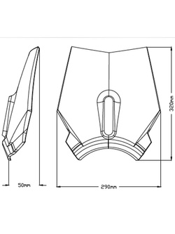 Owiewka PUIG do Husqvarna Vitpilen 701 (17-21) przezroczysta
