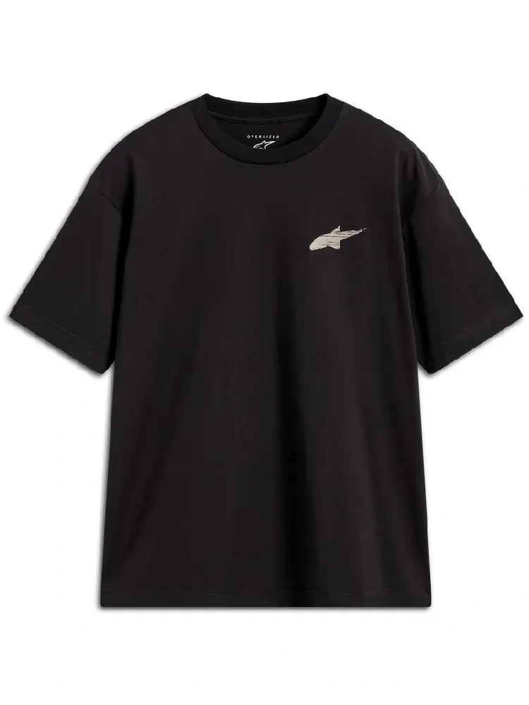 Koszulka z krótkim rękawem Alpinestars Checkback Oversized CSF czarna