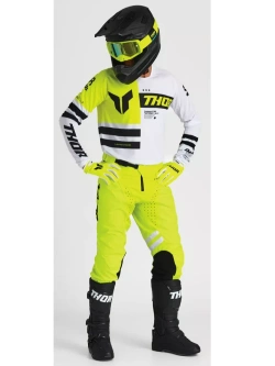 Rękawice cross Thor Launchmode żółte