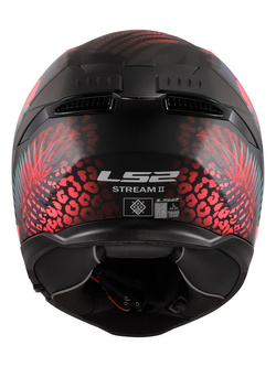 Kask integralny LS2 FF808 Stream II Jungle czarno-różowo-niebieski matowy