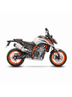 Tłumik motocyklowy LeoVince LV One Evo [Slip-On, Stainless Steel] do KTM 890 Duke/ L/ R [(20-23), 790 Duke/ L A2  (18-20, 23-)