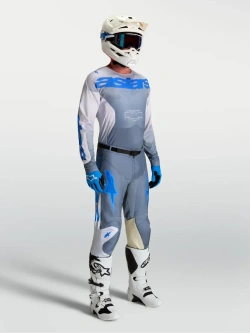 Bluza cross Alpinestars MX Racer Amber niebieska