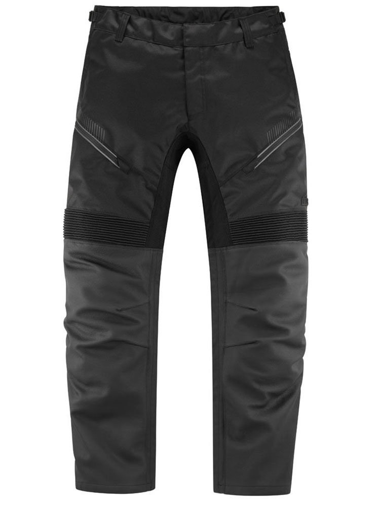 Spodnie motocyklowe skórzane Icon Contra 2 czarne