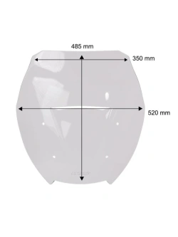 Szyba motocyklowa WRS Intermedio Honda Forza 750 (25-) przyciemniana