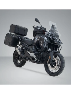 Zestaw: kufry boczne DUSC L + kufer centralny DUSC XL + stelaże SW-Motech BMW R 1300 GS (23-) [do oryginalnego mocowania kufra górnego, poj.: 1 x 55l + 2 x 41l]