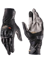 Rękawice motocyklowe Leatt X-Flow 8.5 Stealth czarno-szare